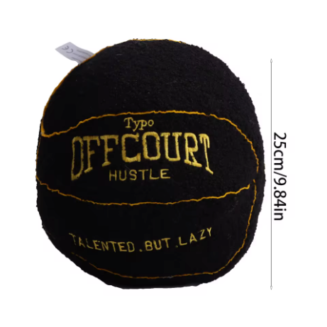 Oreiller en forme de ballon de basket-ball (25CM)