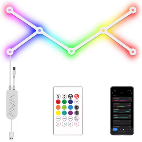 6 pcs barres lumineuses