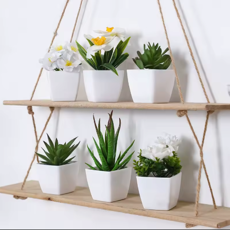 Lots de 6 plantes artificielles