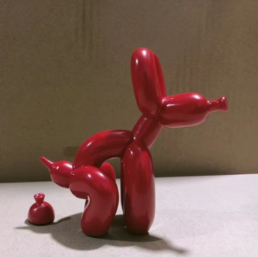 Statue décorative de chien