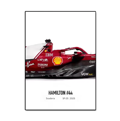 Affiche de Grand Prix de formule 1 Lewis Hamilton ( 20x30 )