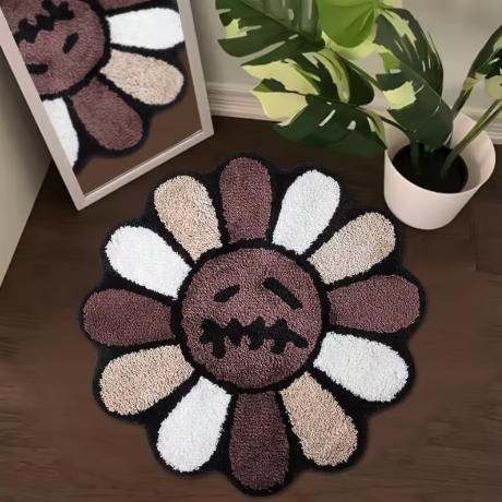 Tapis de sol motif tournesol 50x50