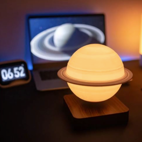 Lampe saturne a lévitation