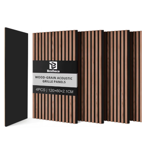 Panneau mural en bois acoustique 120x60cm