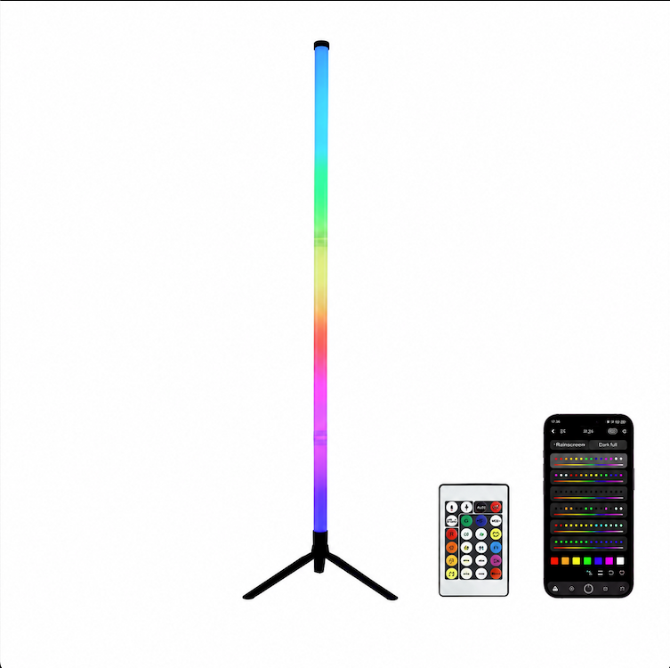Lampe de sol LED RGB de 120 cm