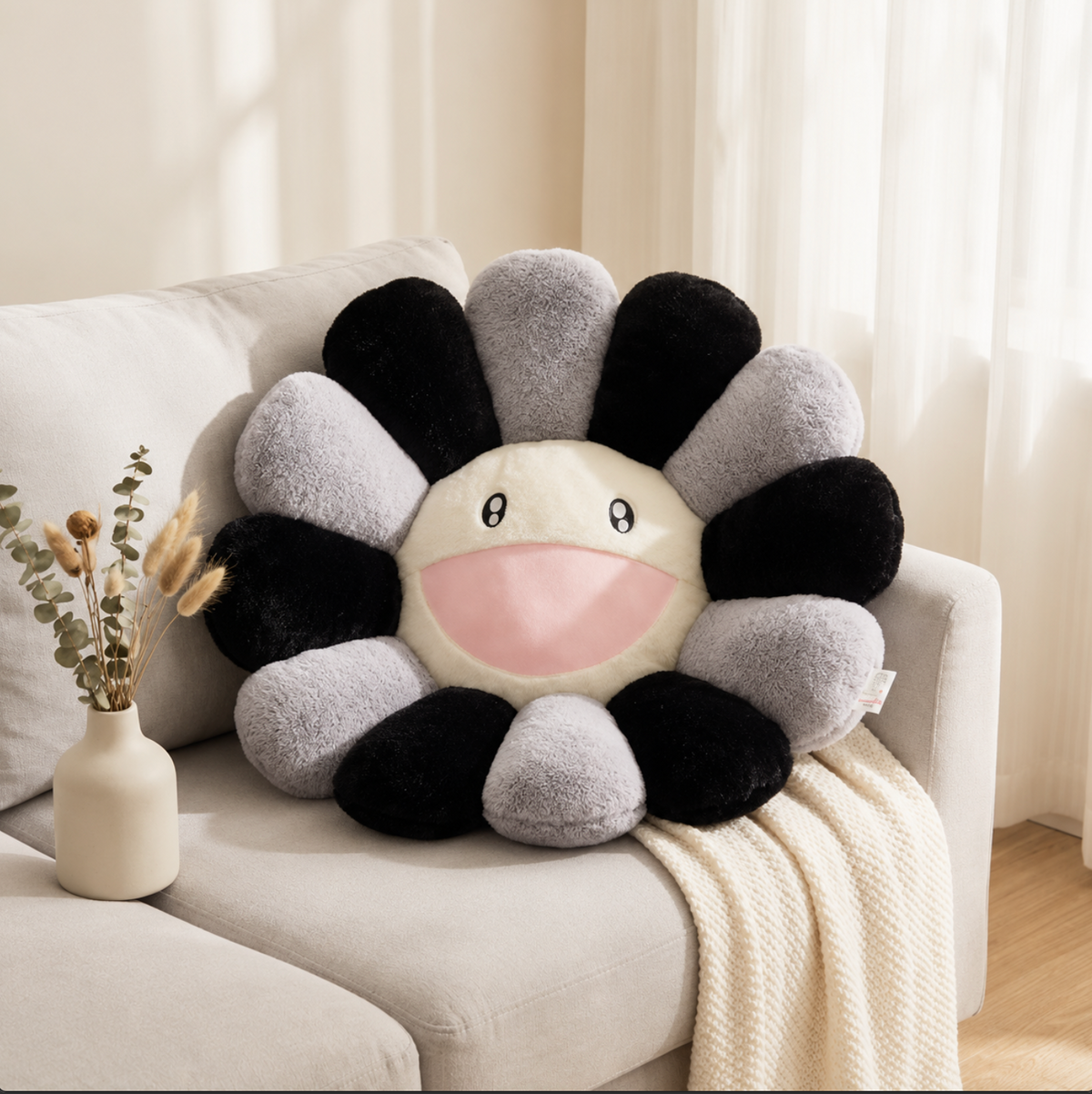 Coussin tournesol